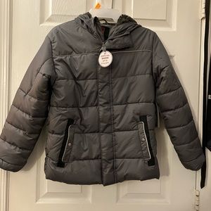 Boys Swiss tech winter coat Grey
